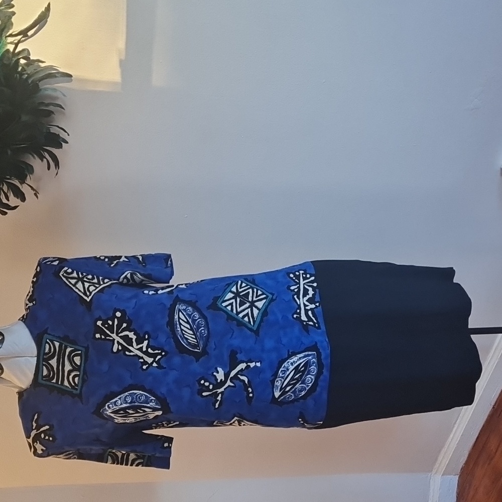 Unique Vintage K.C Spencer blue Dress Size Medium